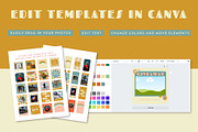 70s Retro Instagram Templates, a Social Media Template by Liseno Designs (Thumbnail 6 of 8)