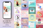 Instagram Aesthetic Gradient CANVA, a Social Media Template by Analogi Studio (Thumbnail 15 of 36)