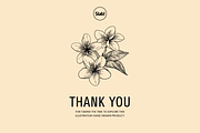 12 Hand Drawn Flowers Illustration, an Object Illustration by SLAB! Design (Thumbnail 3 of 3)