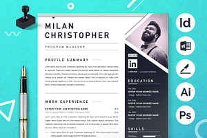 2 Page Professional Simple CV