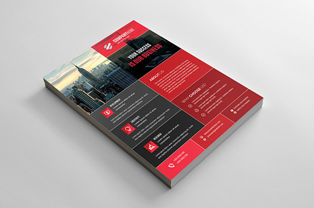 Corporate Flyer, a Flyer Template by Curve Design
