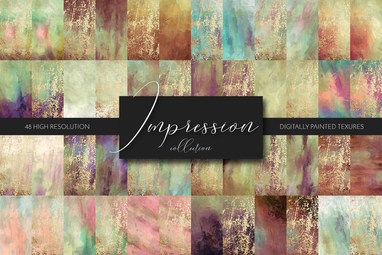 Painted Texture Bundle - Impression, a Texture Graphic by Eclectic ...
