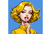 Beautiful bright girls portrait, a Person Illustration by MarisoArt (Thumbnail 8 of 13)