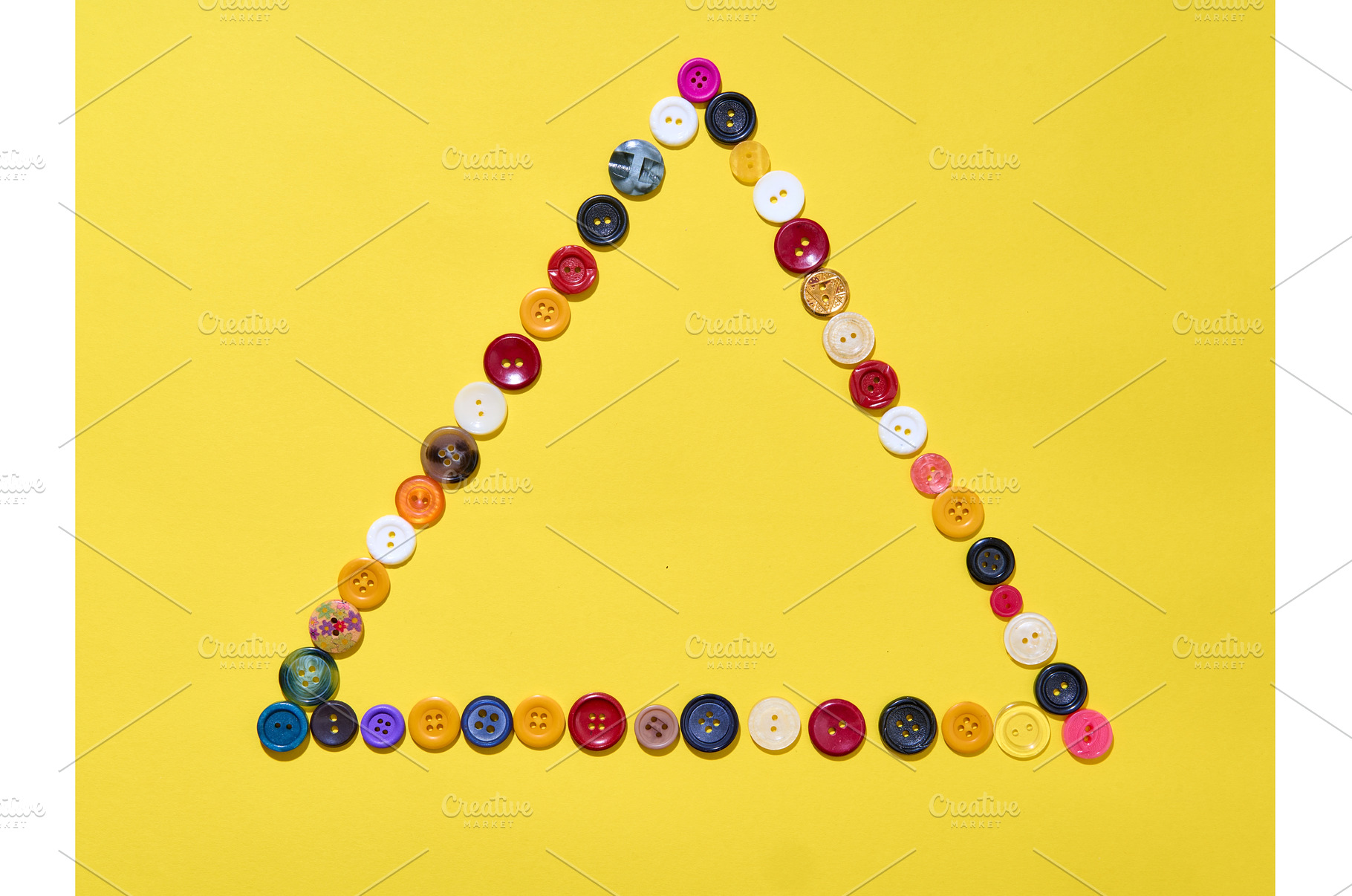 Triangle frame made of colorful, a Background Photo by Gladkov photography