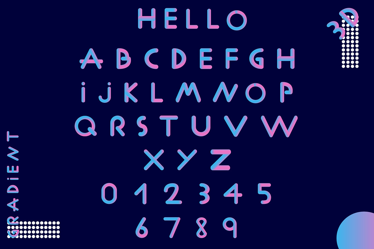 3d letters alphabet type 2020 preview 2