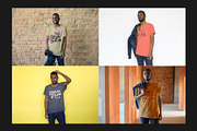 T-Shirt Mock-Up Set, a Shirt Mockup by Freeman Studio (Thumbnail 7 of 15)
