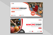 Bowling contest social media cover, a Social Media Template by Designgrove (Thumbnail 1 of 3)