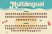 Gamiber, a Sans Serif Font by Burntilldead (Thumbnail 11 of 12)