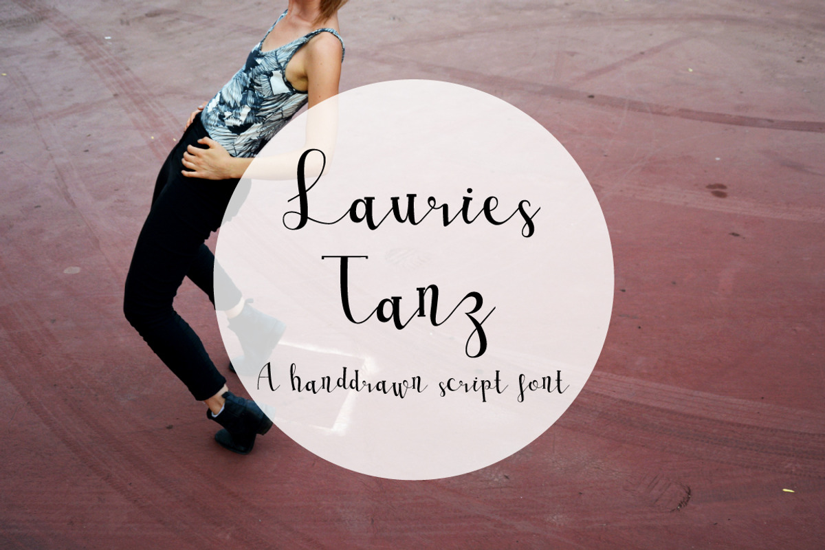 Lauries Tanz Script Font preview 3