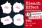 Bleach Effect Bundle for Sublimation, a Shape Add-On by KundolaArt (Thumbnail 1 of 5)