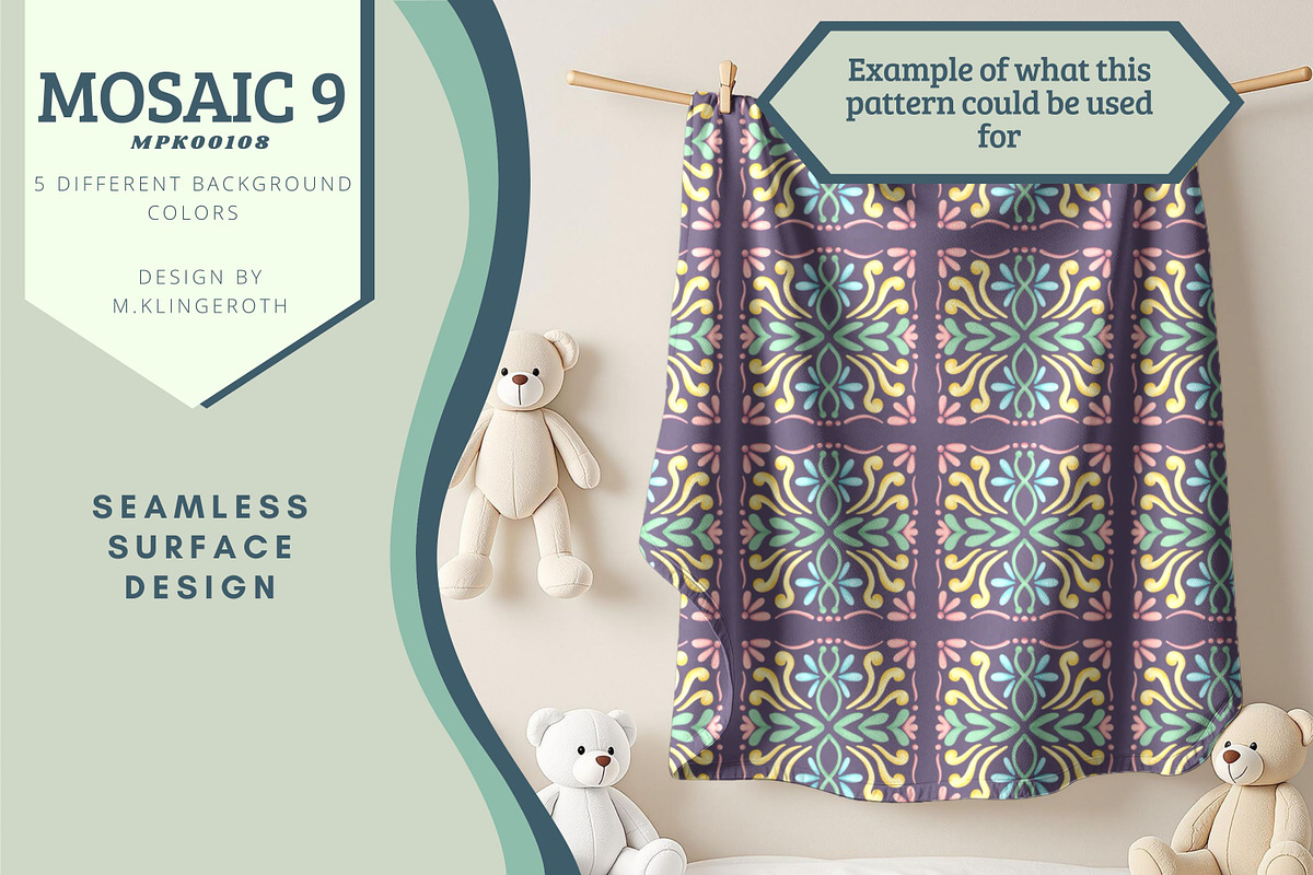 Mosaic 9, MPK00108, a Pattern Graphic by MissPerfectKaos (Photo 10 of 11)