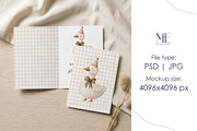 Folded Card Mockup Program Booklet, an Advertising Mockup by Mie Mockup Studio (Thumbnail 5 of 7)