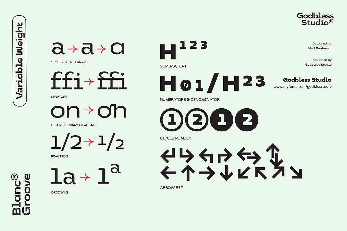 Blanc Groove Inktrap, a Sans Serif Font by Godbless Studio (Photo 11 of 12)