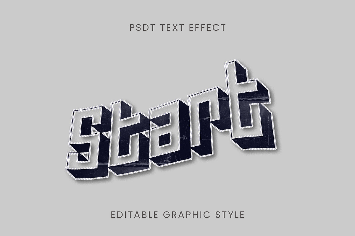 Block 3D Text Effect, a Templates & Theme by studiogstock