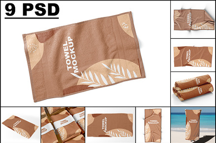 Towel Mockup, a Product Mockup by Designbuys