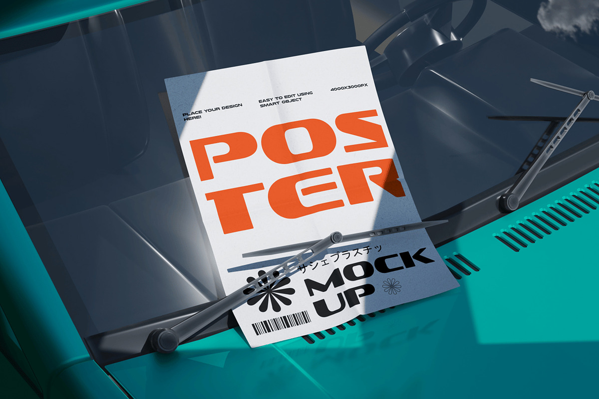 Poster Mockup, an Advertising Mockup by megostudi0 (Photo 3 of 3)