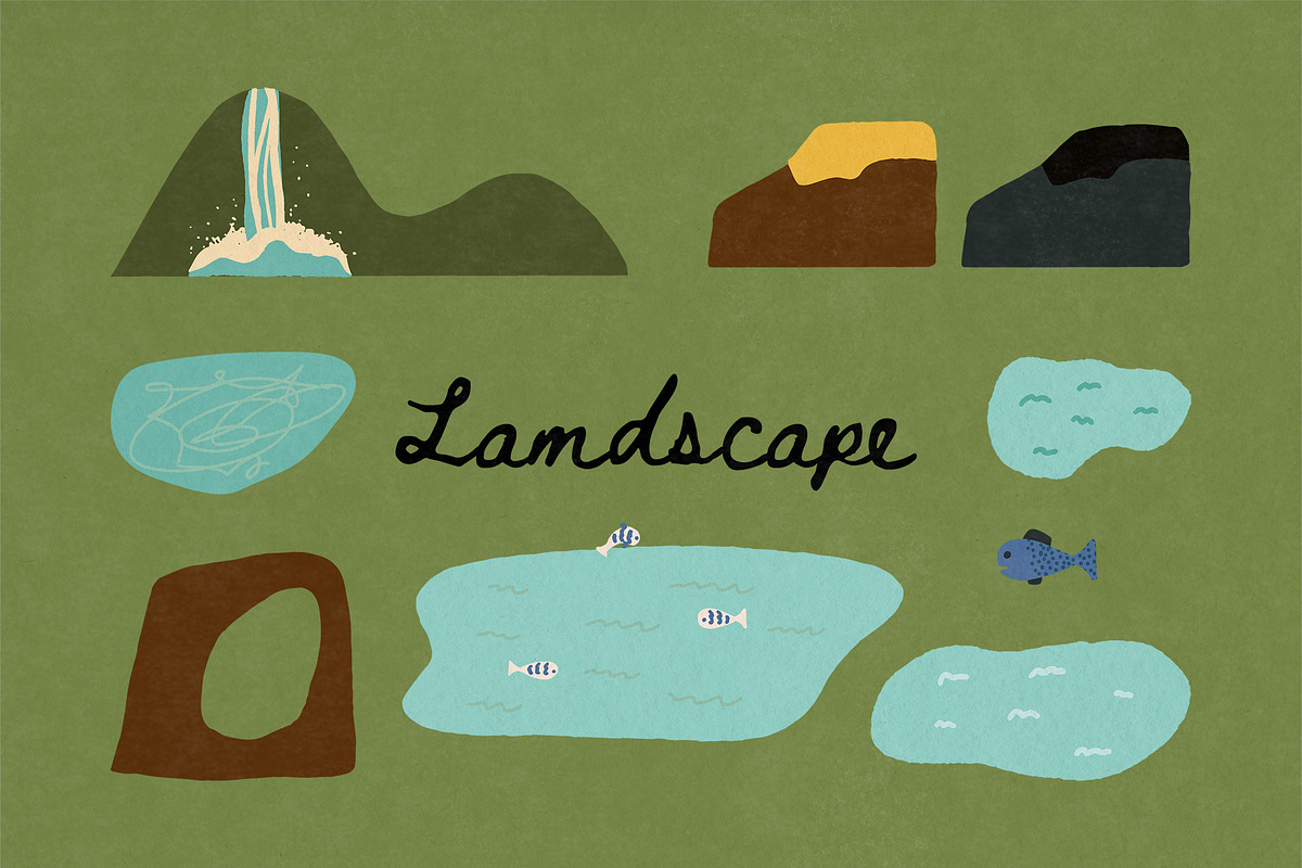 National Park & Camping MAP CREATOR, a Person Illustration by Paper Cherry (Photo 9 of 21)