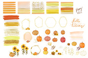 Pumpkins Watercolor Collection, a Decorative Illustration by Sunflower Day Love (Thumbnail 17 of 17)