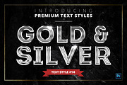 Gold & Silver #6 - 20 Text Styles, a Layer Style Add-On by Jonas Stensgaard (Thumbnail 15 of 23)
