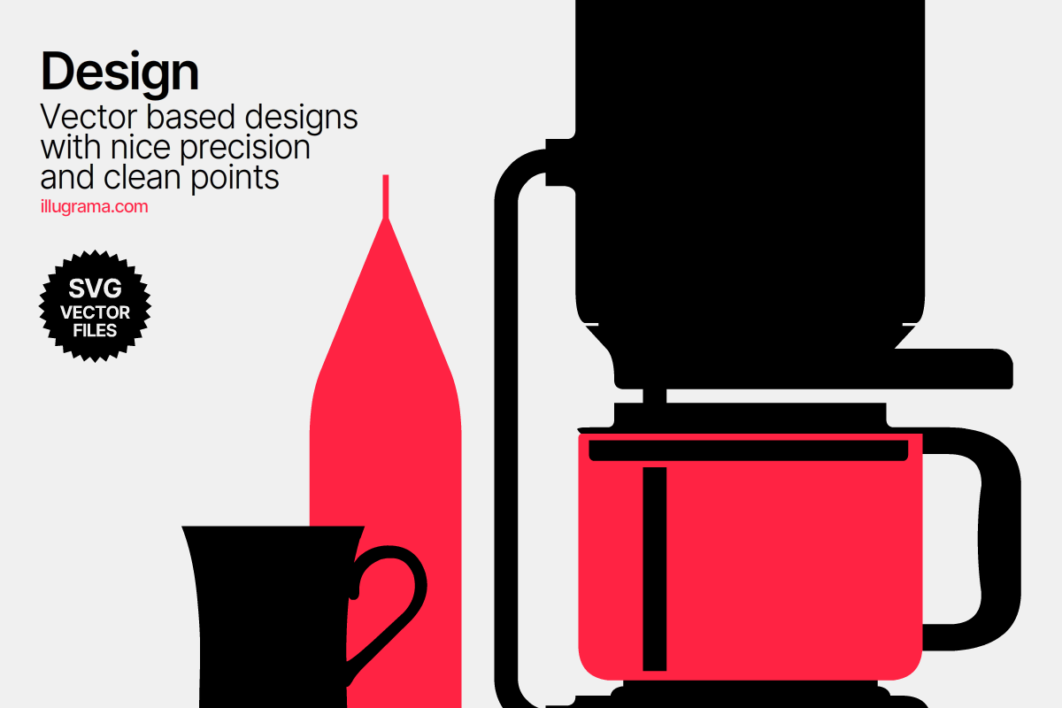 Coffee - Modern Graphics, a Food Illustration by illugrama (Photo 9 of 18)