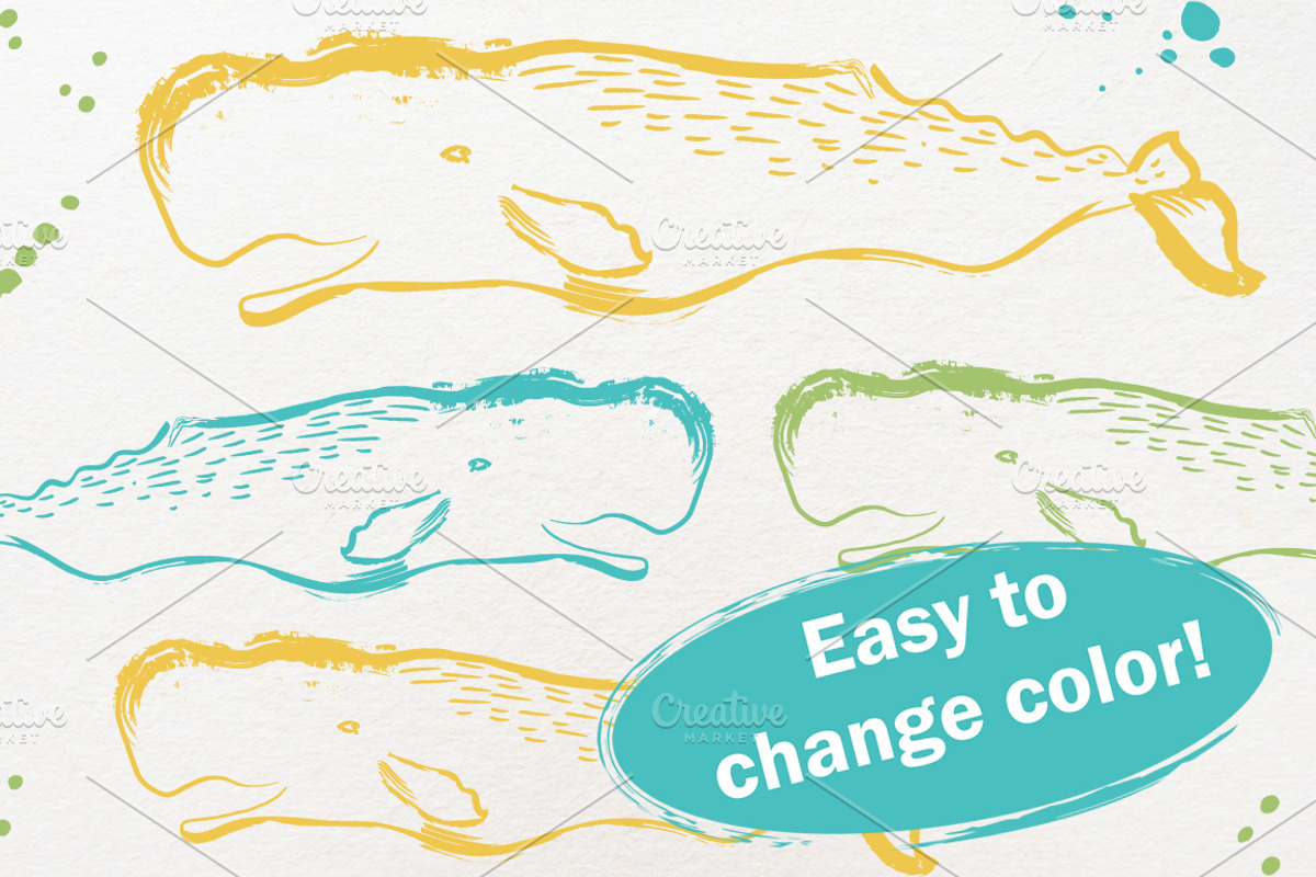 400 ink vector brushes, a Brush Add-On by Anna Violet (Photo 5 of 5)