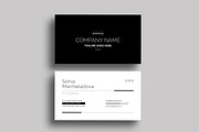 Minimal Corporate Business Card, a Business Card Template by MightyDesign (Thumbnail 1 of 6)