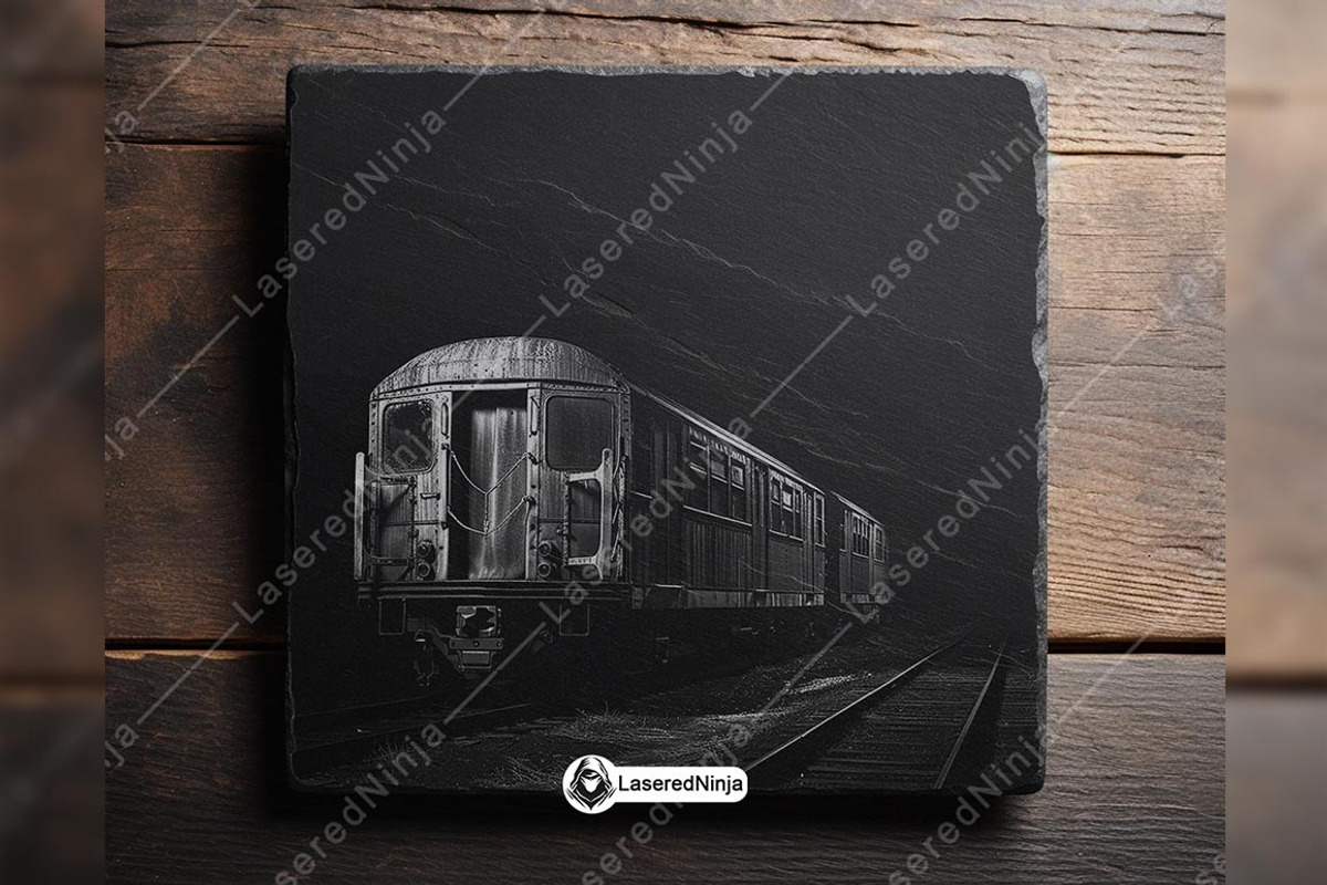 Eerie Train Car Halloween Railroad, a Background Graphic by LaseredNinja (Photo 3 of 7)