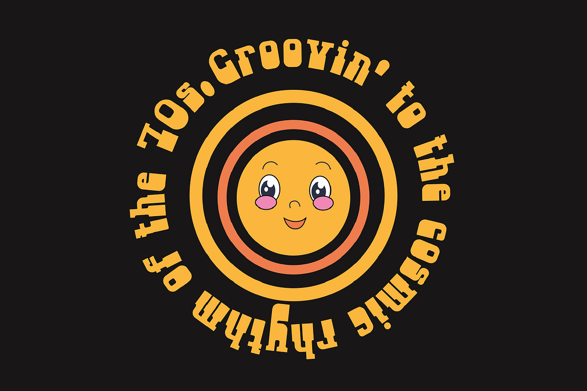 Soul Hustle - 1970s Psychedelic Font, a Serif Font by HipFonts (Photo 5 of 7)