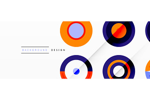 Colorful circles in a grid, an Illustration by antishock