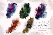 Fluid ink collection, a Texture Graphic by Mona Ahmed (Thumbnail 2 of 14)