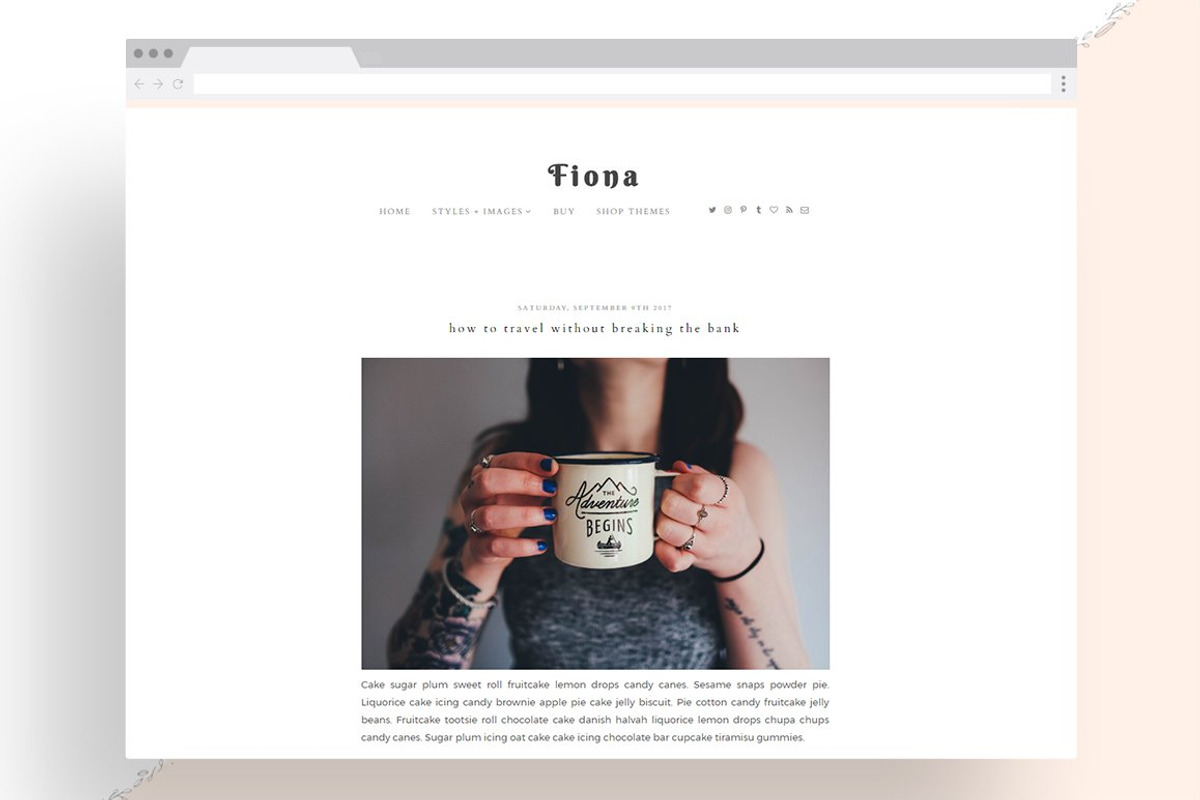WordPress Theme Bundle, a WordPress Template by Anna Moore (Photo 6 of 7)