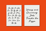 Nigheist - Monoline Script, a Font by Haps Space (Thumbnail 9 of 13)
