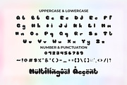 Bubble Yummy - Cute Retro Font, a Handwritten Font by Letterayu Studio (Thumbnail 6 of 6)