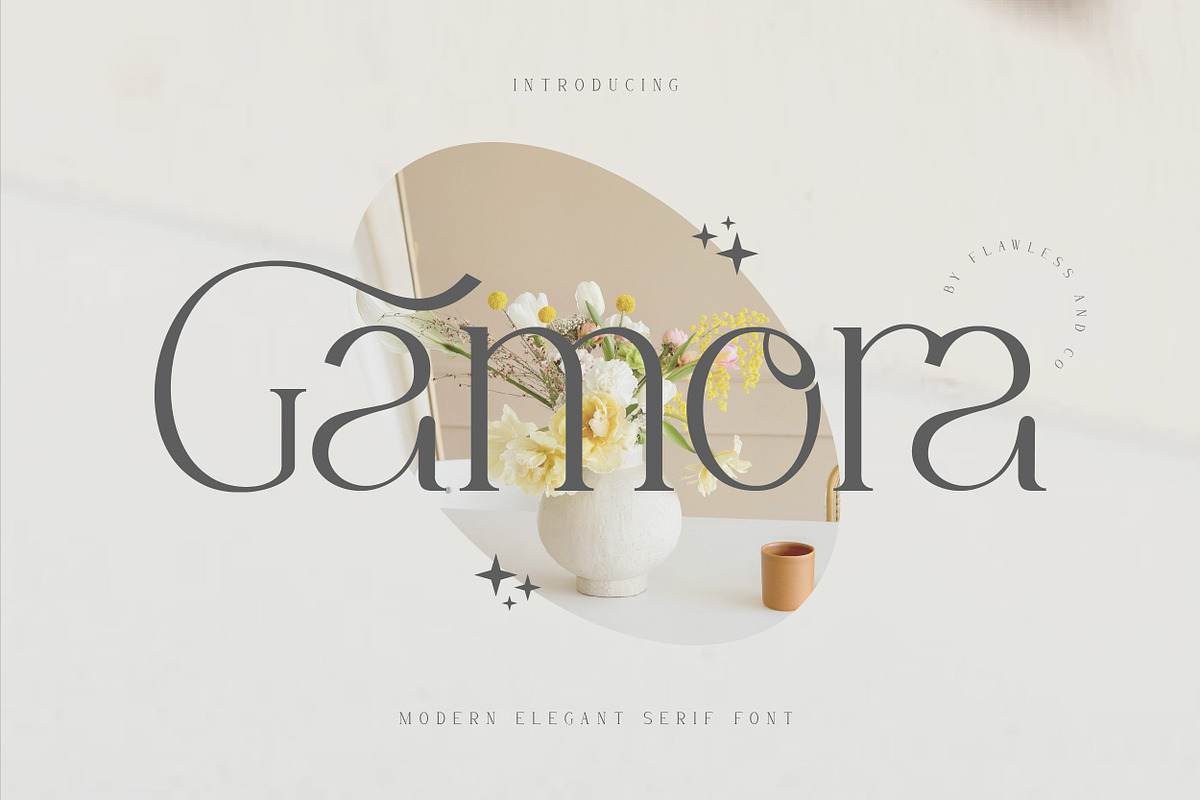 Gamora - Modern Elegant Serif Font, a Serif Font by Flawless And Co (Photo 1 of 10)