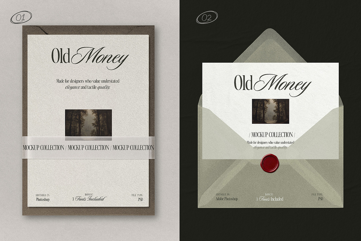 Old Money - Luxury Mockup Bundle, an Advertising Mockup by AndrewPixel (Photo 4 of 11)
