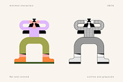 Minimal Character Set, a Person Illustration by Léo Alexandre (Thumbnail 9 of 18)