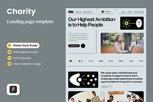 Charity Landing Page Template