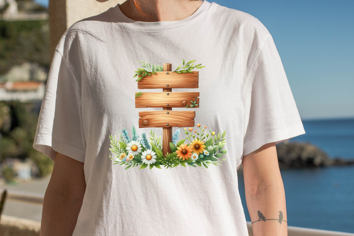 Summer Day Wooden Sign Sublimation C, an Illustration by SVGArt (Photo 5 of 8)