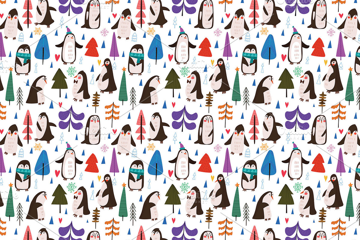 12 Christmas Postcards, an Animal Illustration by Ovocheva (Photo 4 of 12)