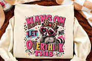 Funny Raccoon PNG, Overthinking, a Seasonal Illustration by Canvas Craft (Thumbnail 4 of 6)