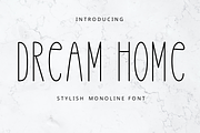 DREAM HOME, a Sans Serif Font by Ramadhanstudio (Thumbnail 1 of 5)