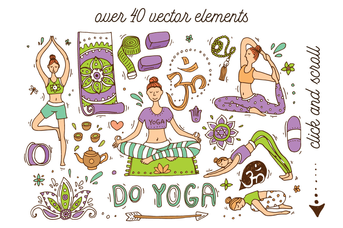 Do yoga, an Illustration by Steshnikova (Photo 2 of 7)