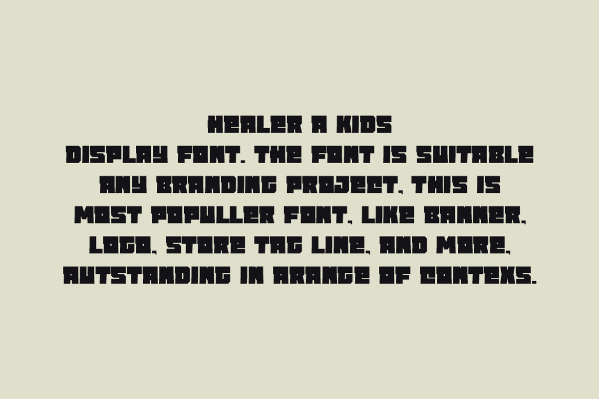 Healer - Comic Font, a Sans Serif Font by Iqsiart Studio (Photo 2 of 6)