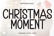 Christmas Moment | Script Font, a Script Font by Scratchones (Thumbnail 1 of 8)