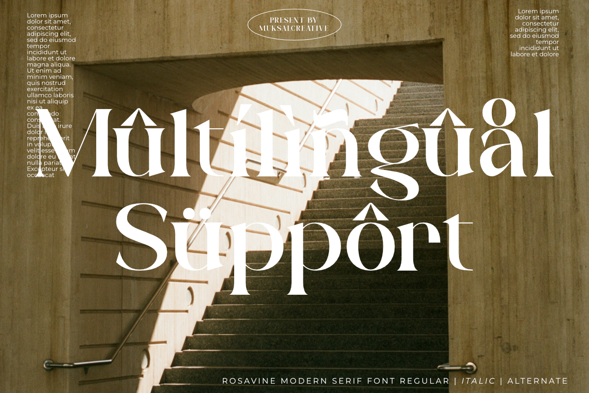 Rosavine, a Serif Font by Muksal Creative (Photo 10 of 10)