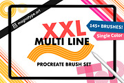 XXL MULTI LINE Brush set, a Brush Add-On by Magnatype (Thumbnail 1 of 7)
