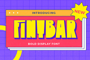 Fintbar - Fun Bold Display Font