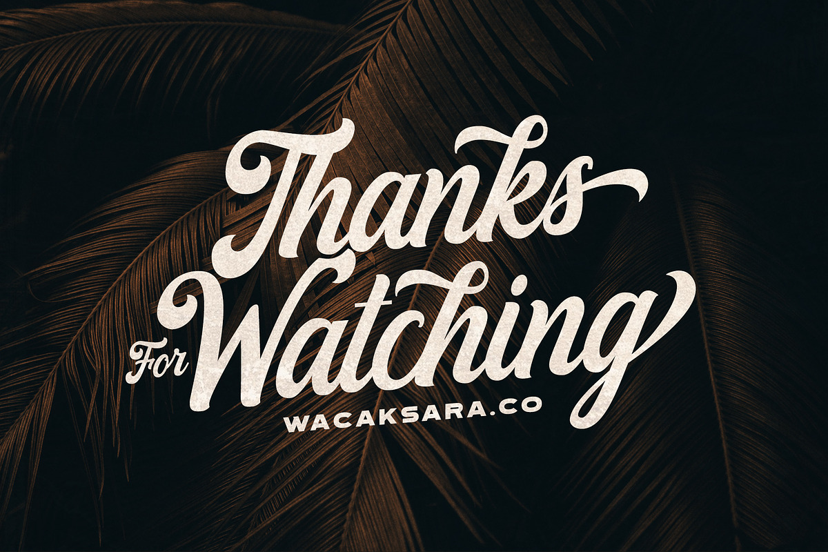Everland Script, a Script Font by Wacaksara Co. (Photo 9 of 9)