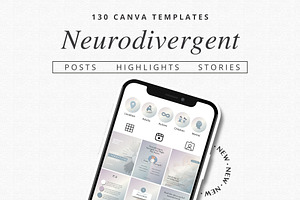 Neurodivergent Canva Templates