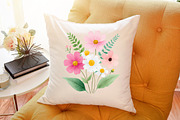 Romantic Summer Garden Watercolor Fl, an Illustration by Sublimation Artist (Thumbnail 6 of 6)